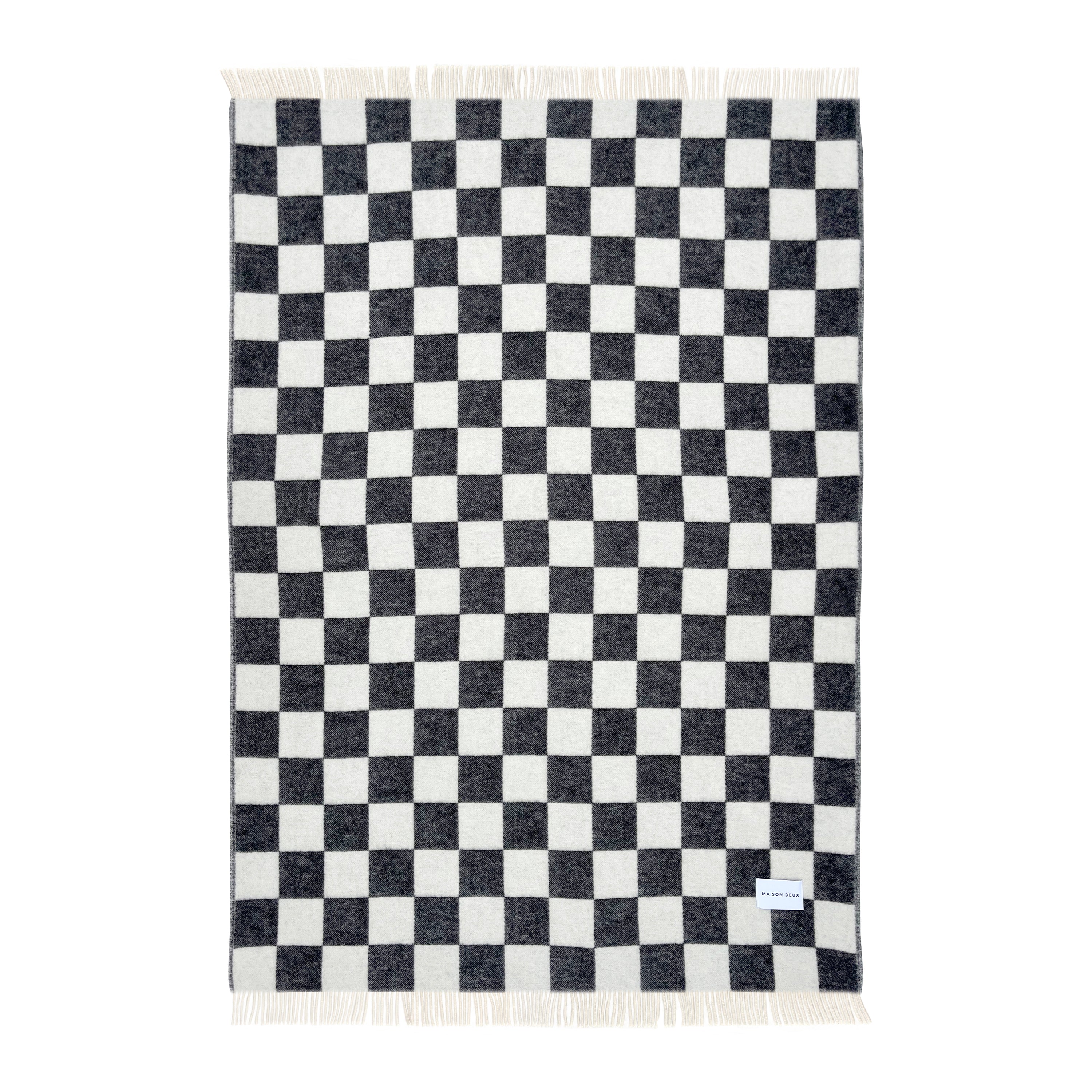 Maison Deux Checkerboard Plaid - Zwart / Wit