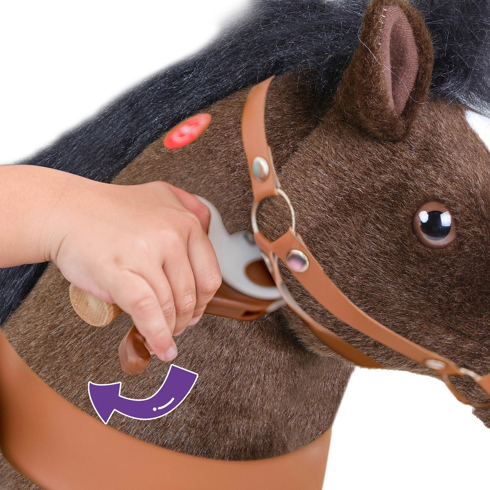 Pony-Fahrrad mit Bremsen und Sound