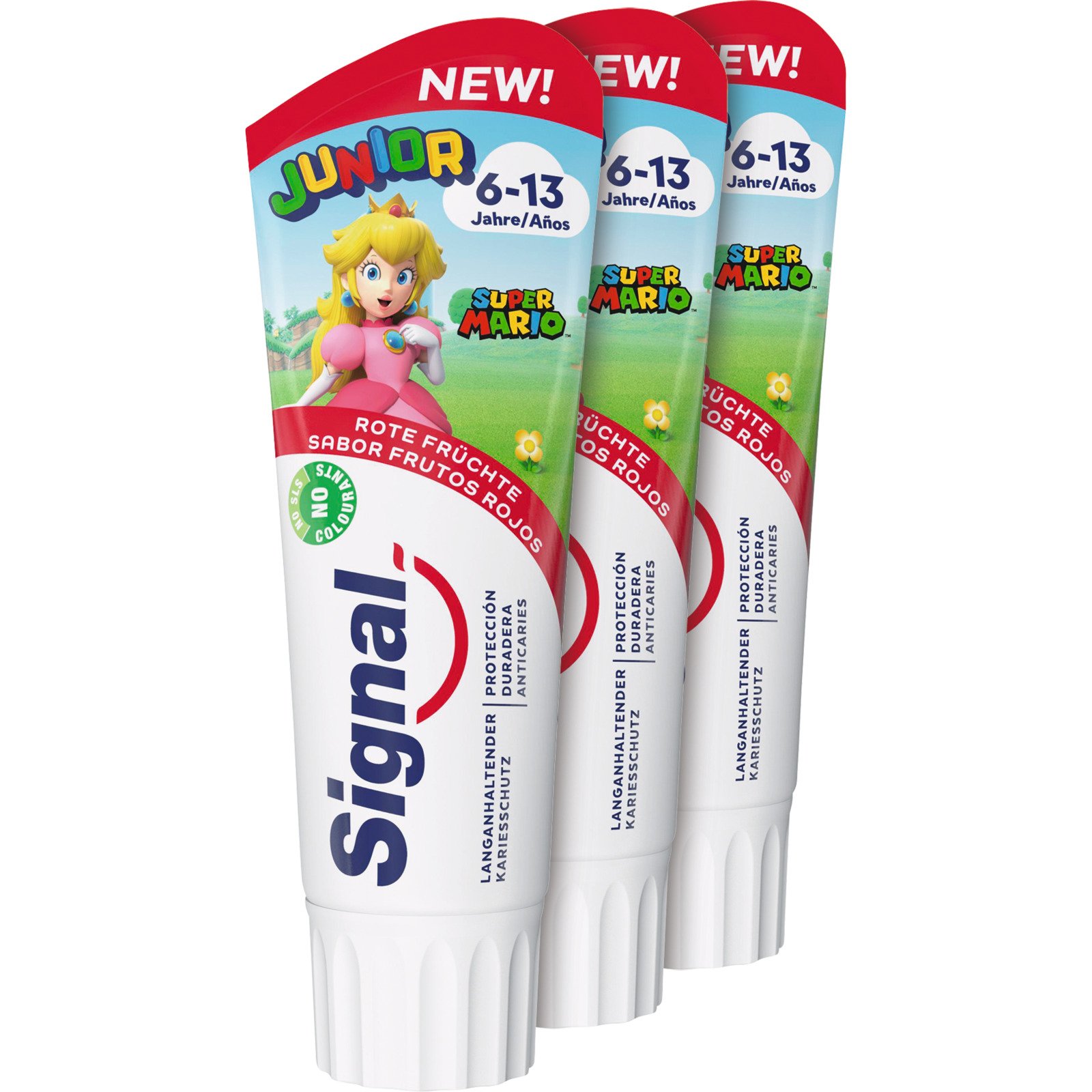 Signal Zahnpasta Junior Red Fruit 3 x 75 ml
