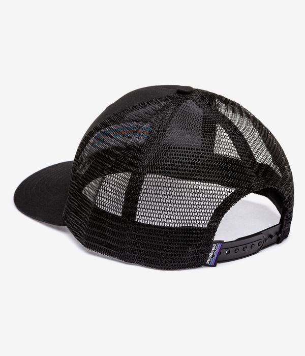 Patagonia P-6 Logo Trucker Cap (black)