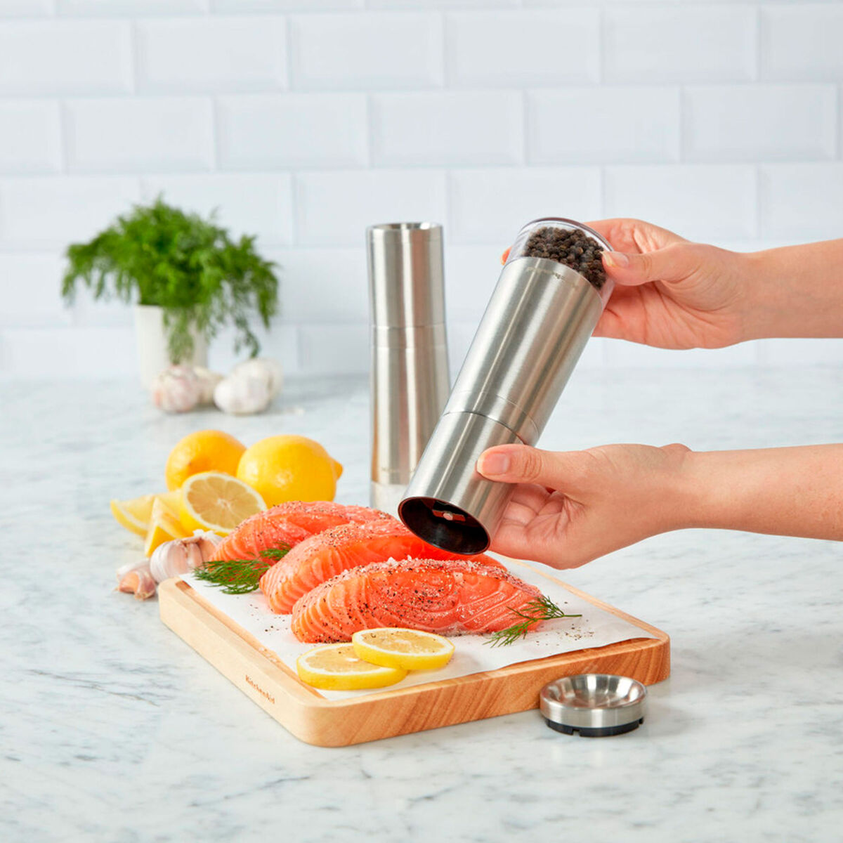 Kitchenaid Kvernsett, rustfritt stål