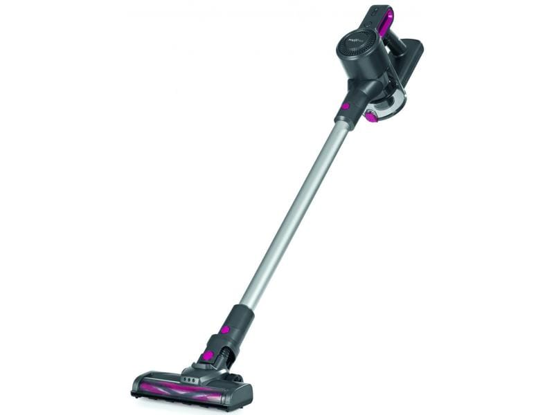 MAXXmee Akku-Hand- und Stielsauger Anthrazit/Pink Kompakter Akku Zyklon Staubsauger