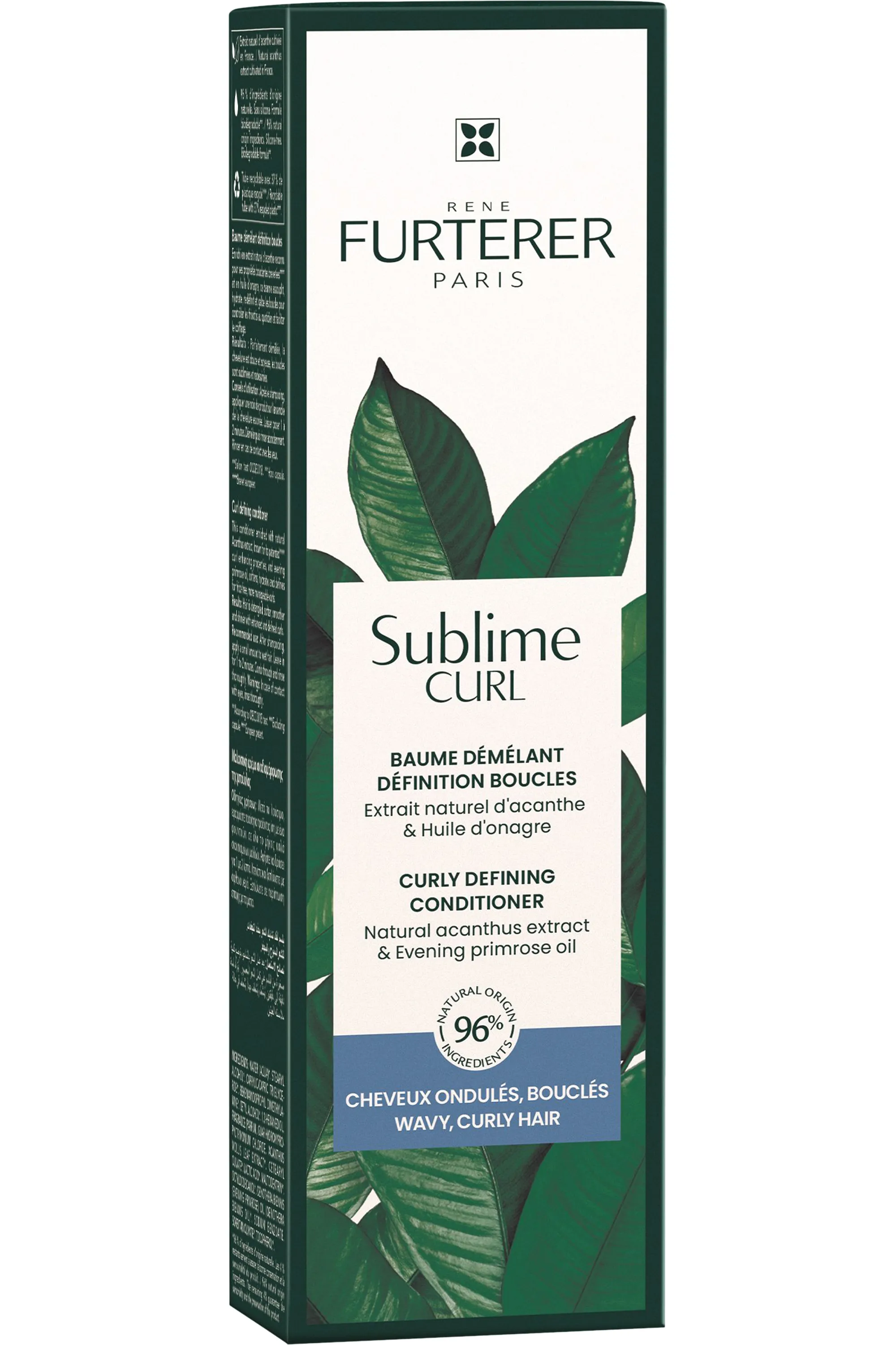 René Furterer Baume après shampoing démêlant activateur de boucles Sublime Curl-150 ml