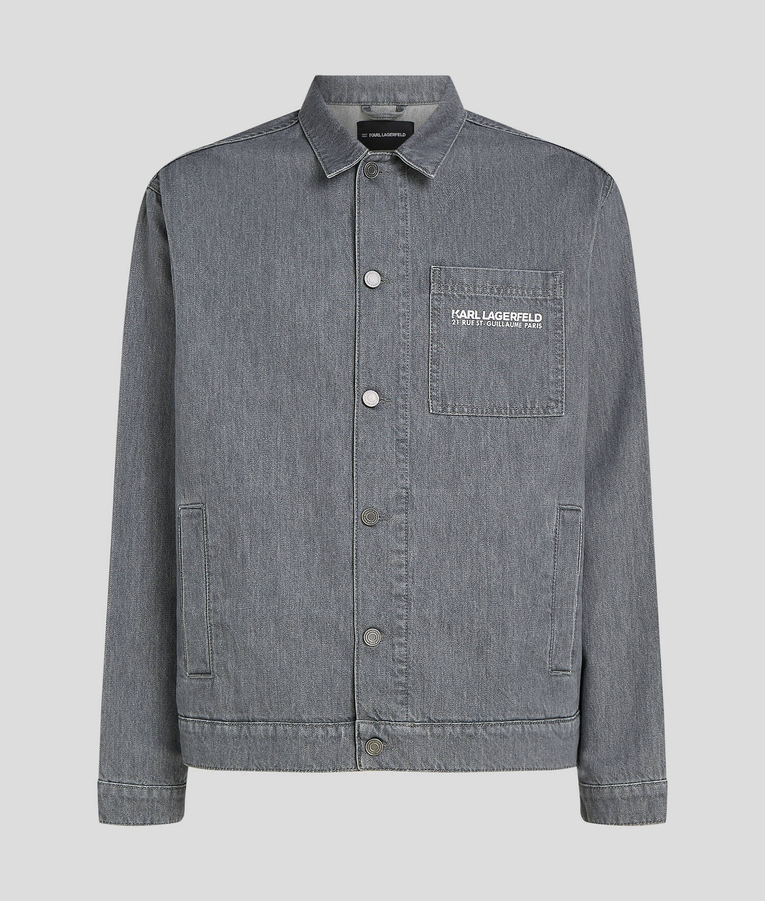 VESTE EN DENIM EFFET DÉLAVÉ RUE ST-GUILLAUME