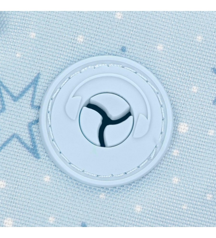 Enso Mochila EnsoDreams come true doble compartimento con carro azul, rosa