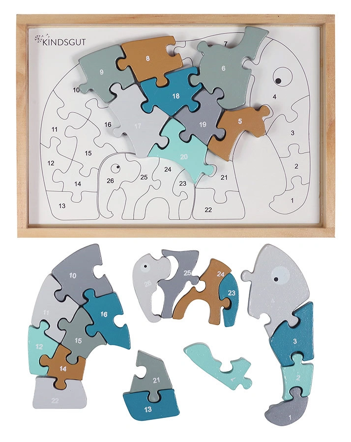 Buchstaben-Puzzle ELEFANT 26-teilig