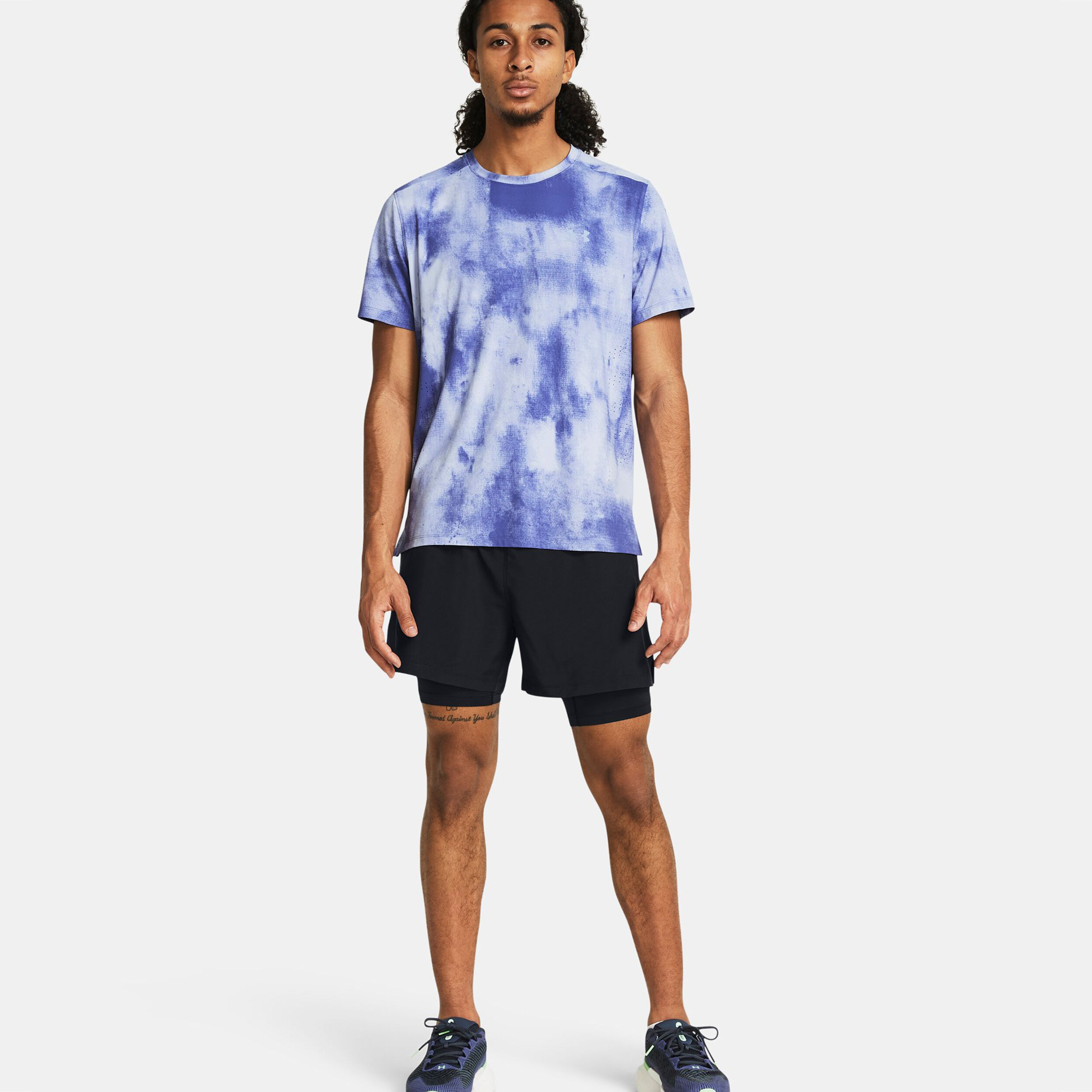 Under Armour Launch 5 Inch 2-in-1 Shorts Hommes - Noir