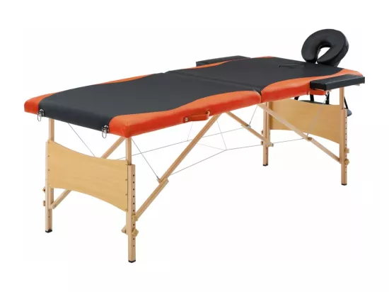Table de massage pliable bois marron 191 x 70 x 59 cm 02_0001815