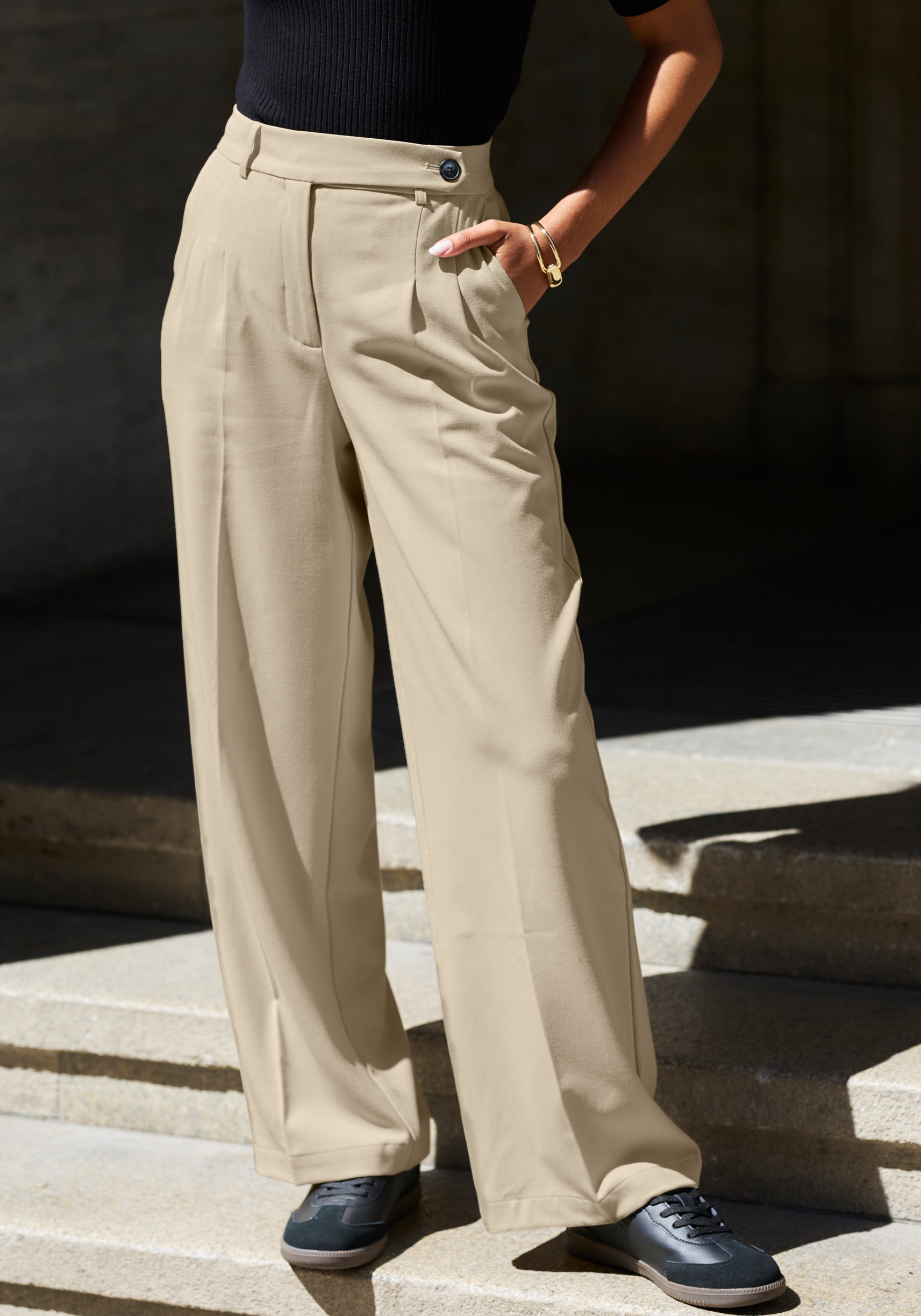 LASCANA Palazzohose  im Business-Look, elegante Anzughose mit Taschen