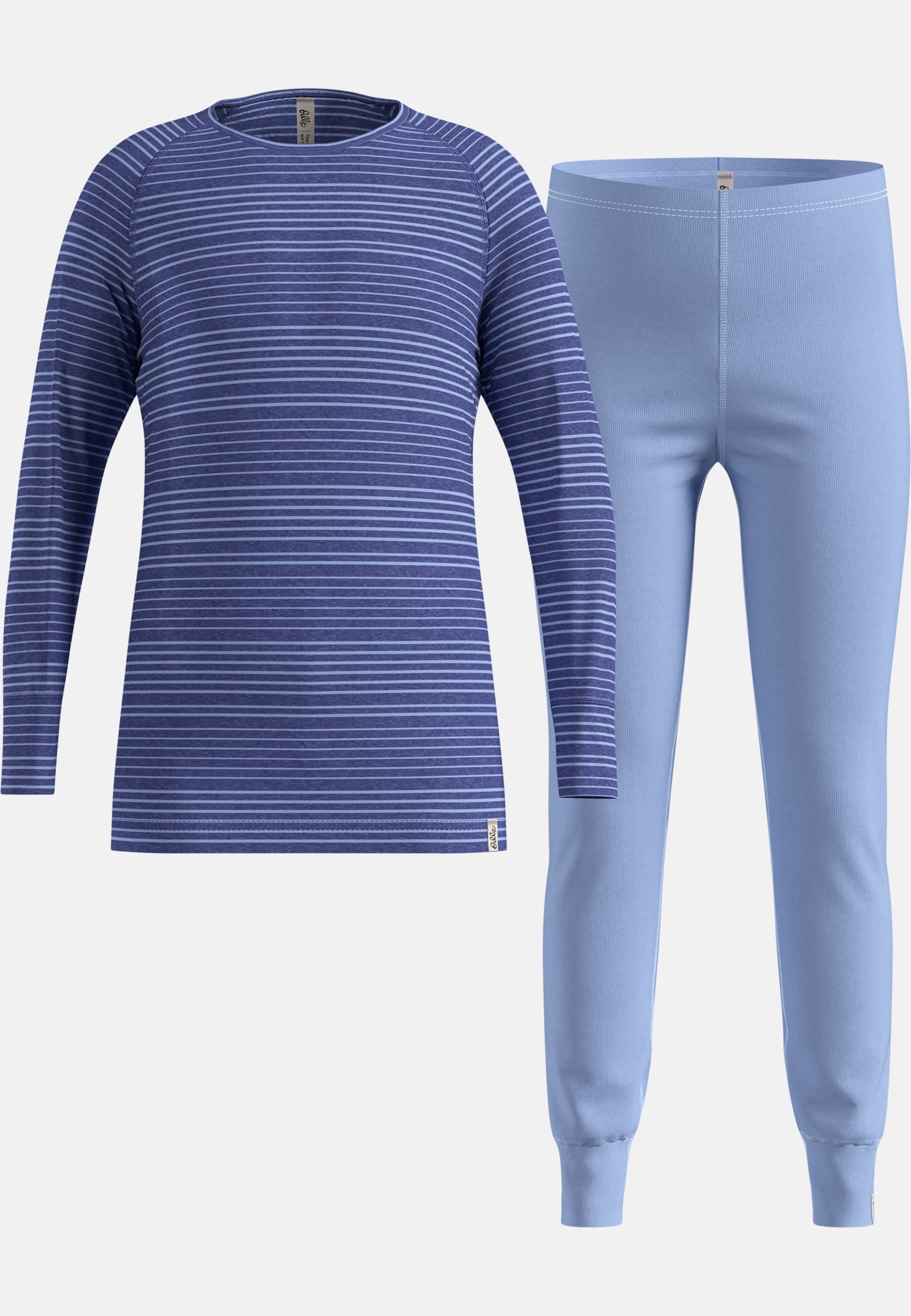 Active Warm Base layer Set in blue heron - skipper blue