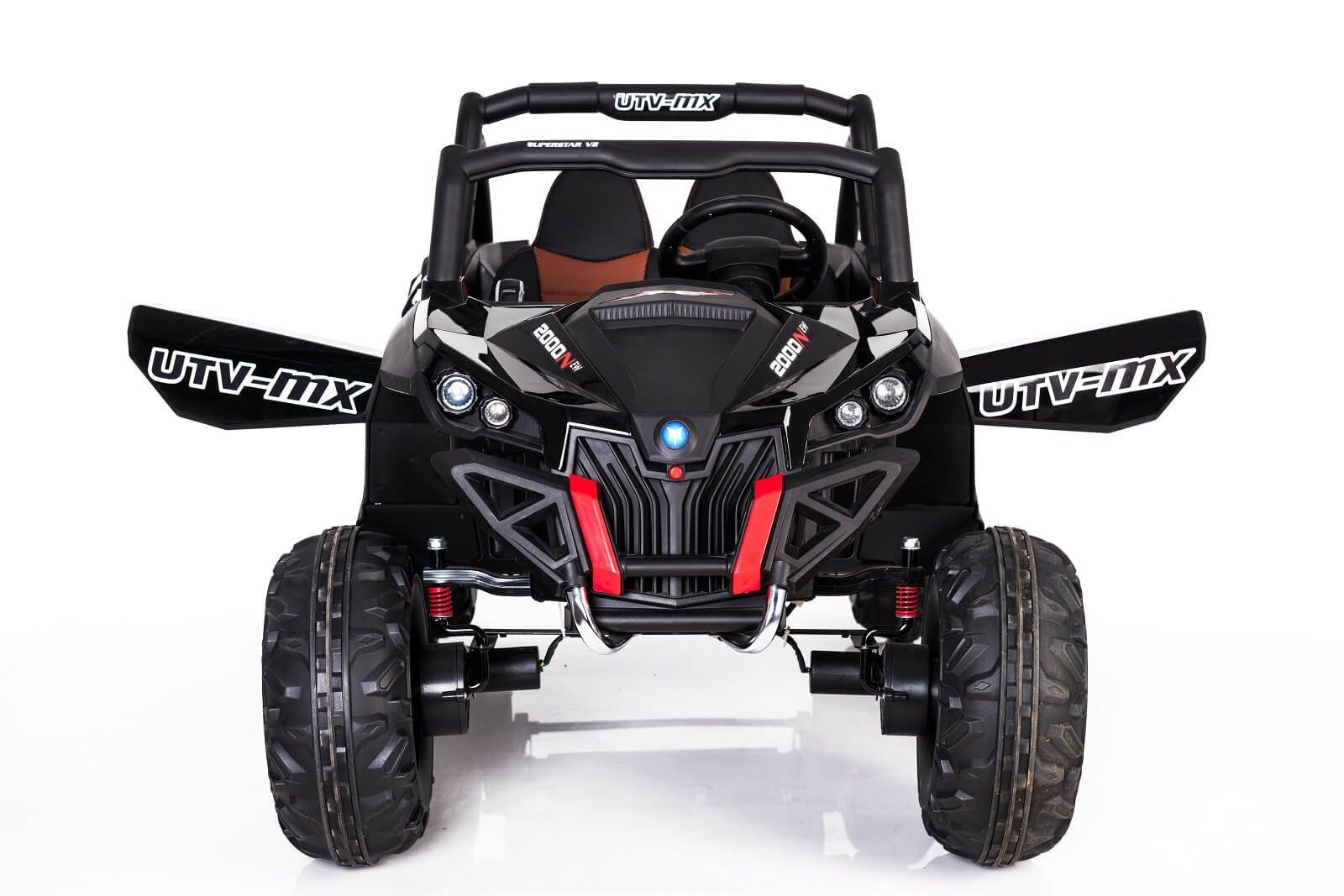 Carrinho elétrico infantil BoGi XXL UTV de 2 lugares, modelo premium, 2x200W 24V 14Ah
