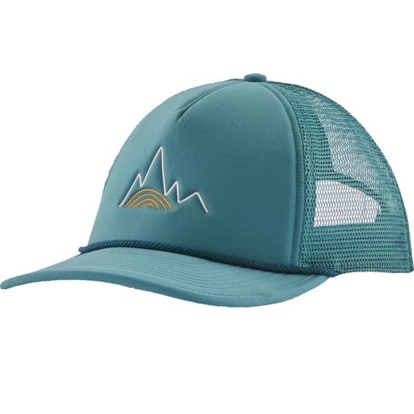 Casquette PATAGONIA BROADCASTER HAT BERM LOGO: WETLAND BLUE
