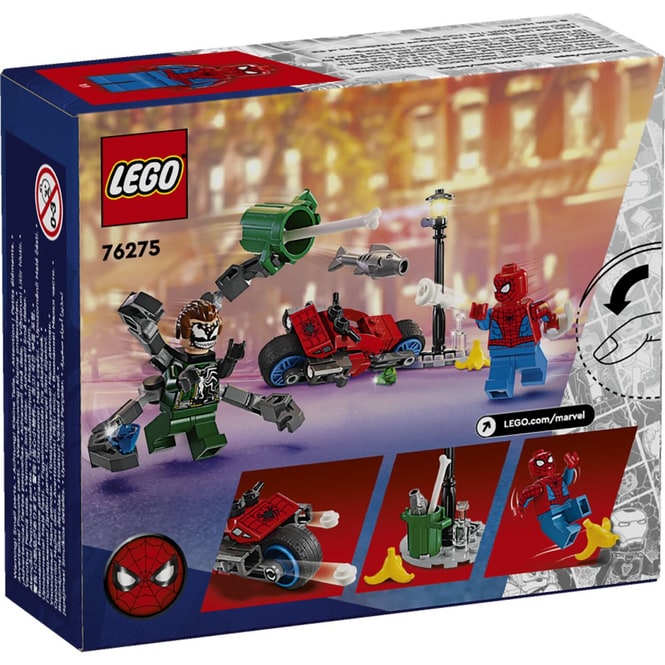 LEGO® Super Heroes Marvel 76275 - Motorrad-Verfolgungsjagd: Spider-Man vs. Doc Ock