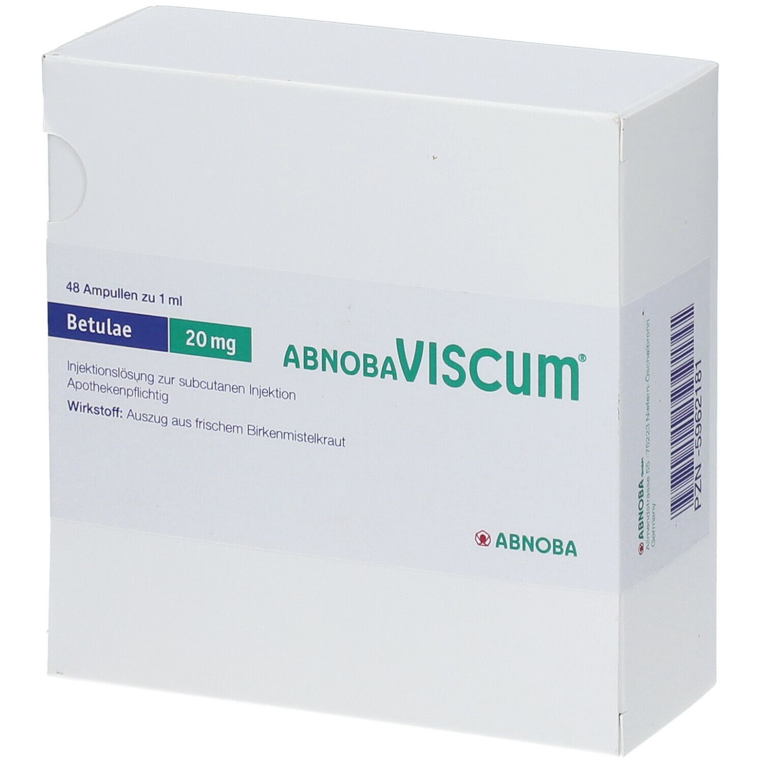 abnobaVISCUM® Betulae 20 mg Ampullen