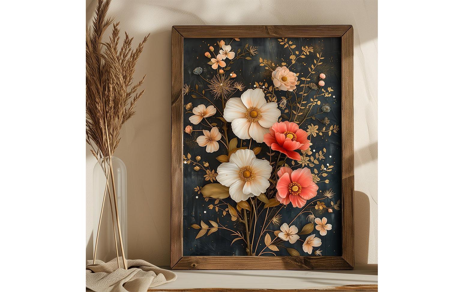 Bild Flowers 35 x 47 cmDekorative Wandmalerei