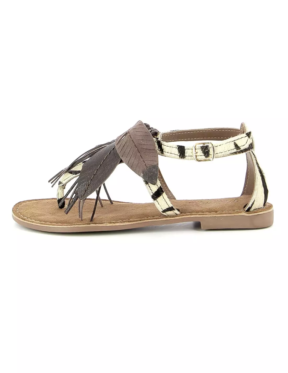 MAISON MANSA IF 7102 - Sandales & nu-pieds Zebra