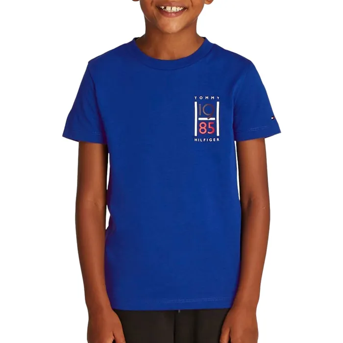 Tommy Hilfiger Graphic Logo Crew Shirt Junior