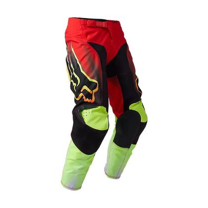 Pantalon cross Fox YOUTH 180 - STATK - Rouge / Noir