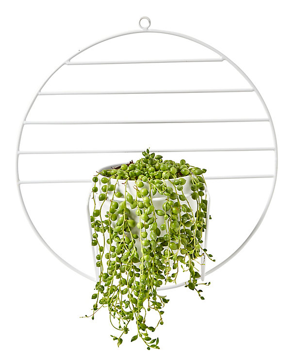 Support pour pot GoodHome blanc Ø40 cm