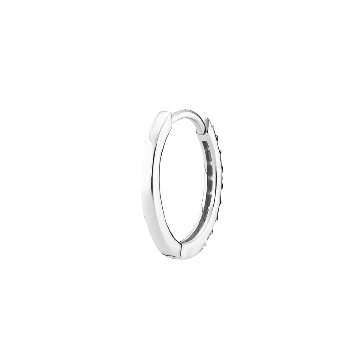 Maria Black Lamarr 10 Ørering Single 14 kt. Hvidguld 0,04 ct. H1031W-10