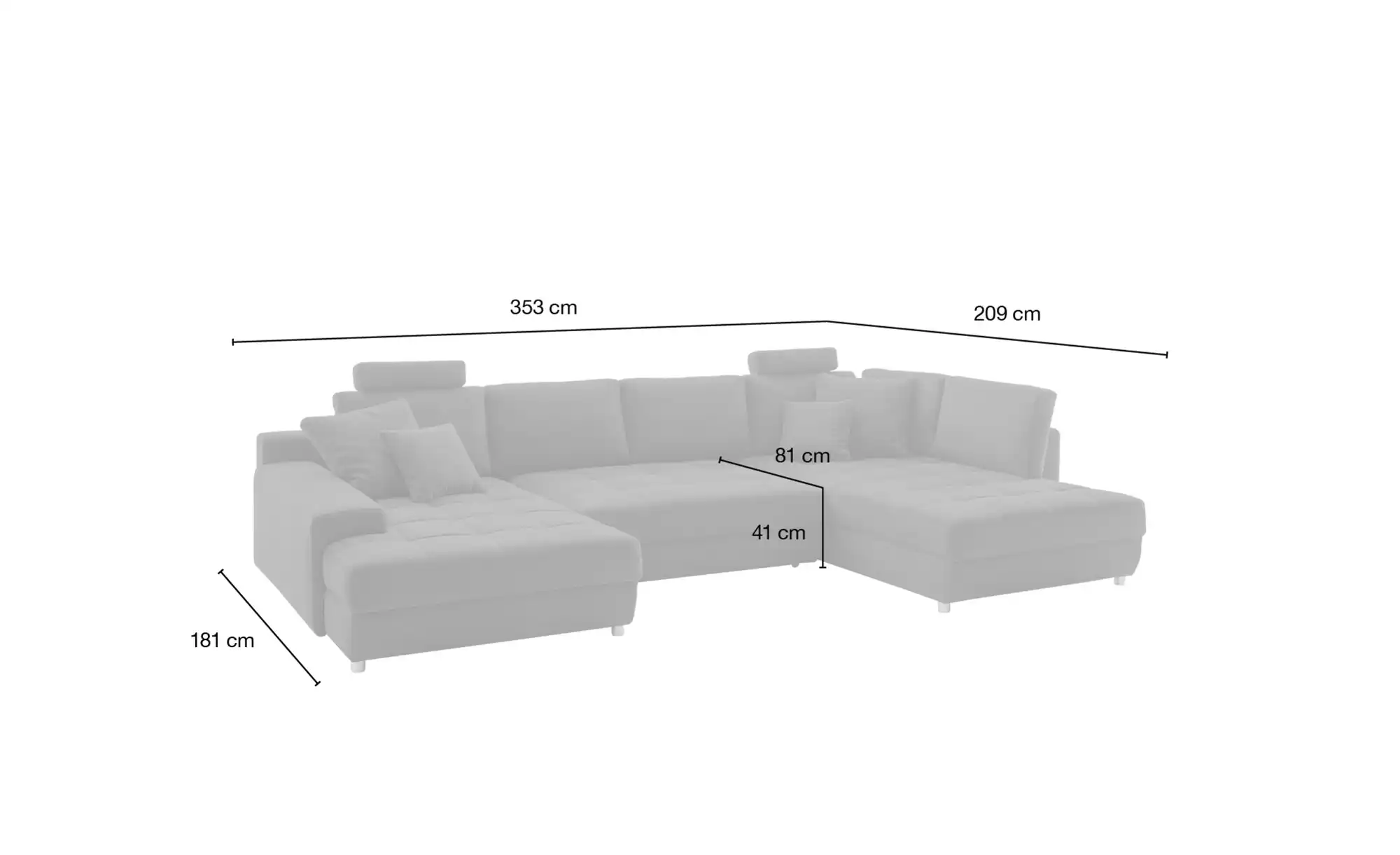 bobb Wohnlandschaft Arissa de Luxe
