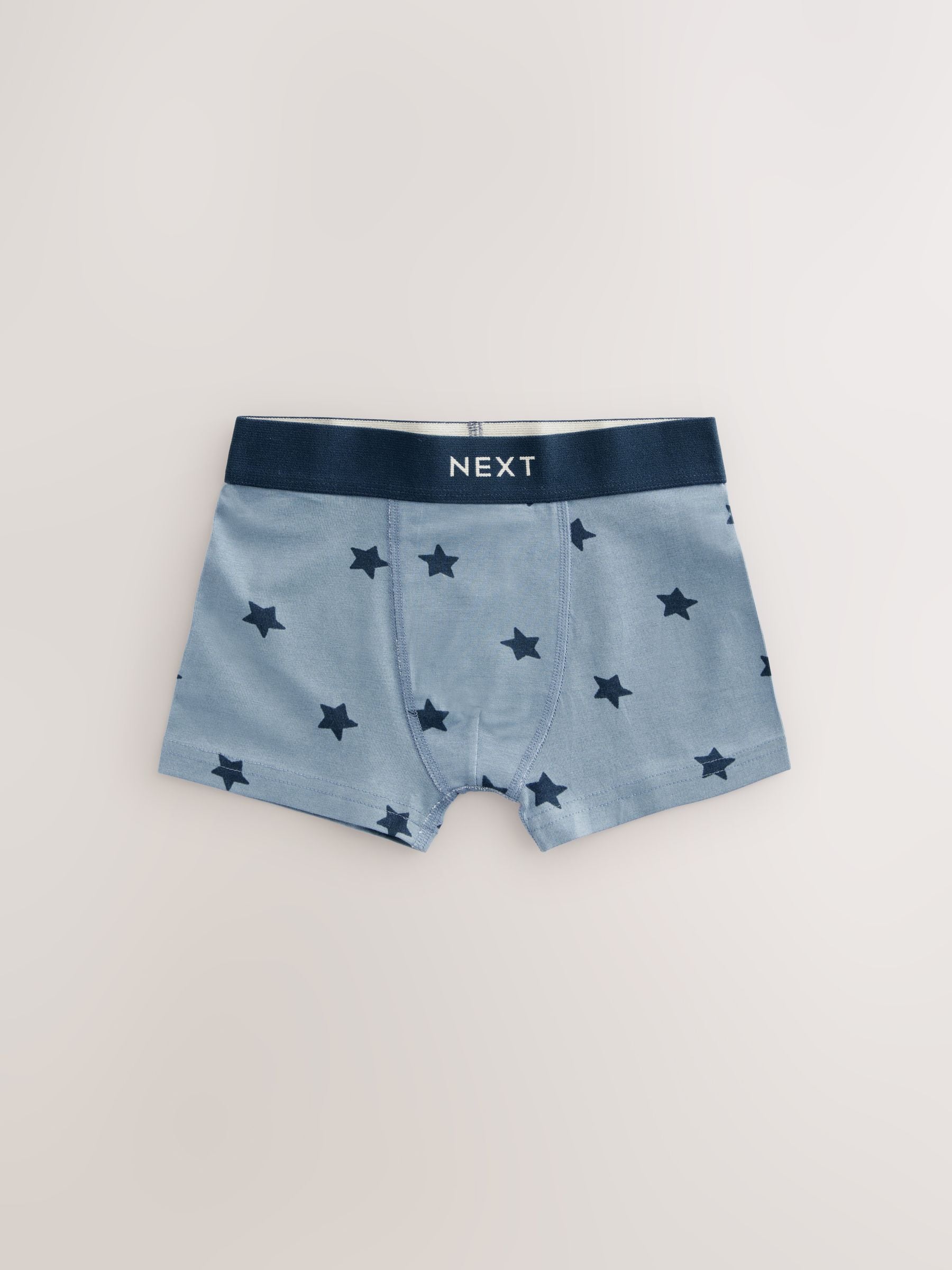 Blauw met sterren en strepen - Verpakking van 10 trunks (1,5-16jr)