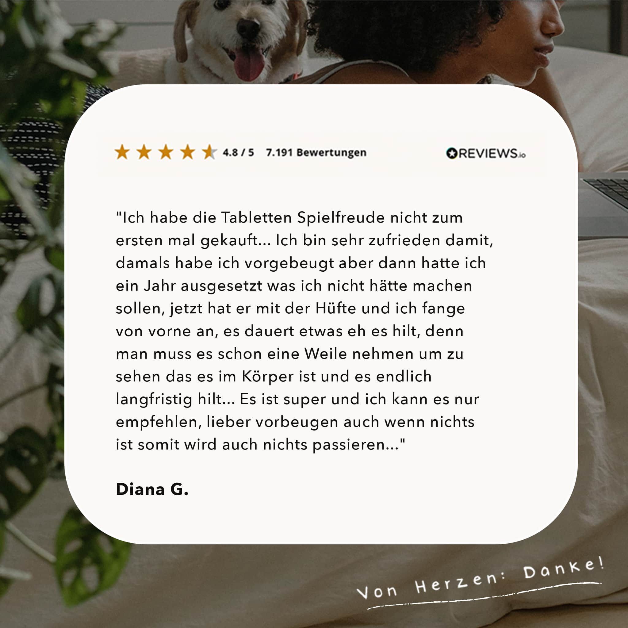 ALPHAZOO Spielfreude Tabletten für Hunde I Gelenktabletten mit Grünlippmuschel