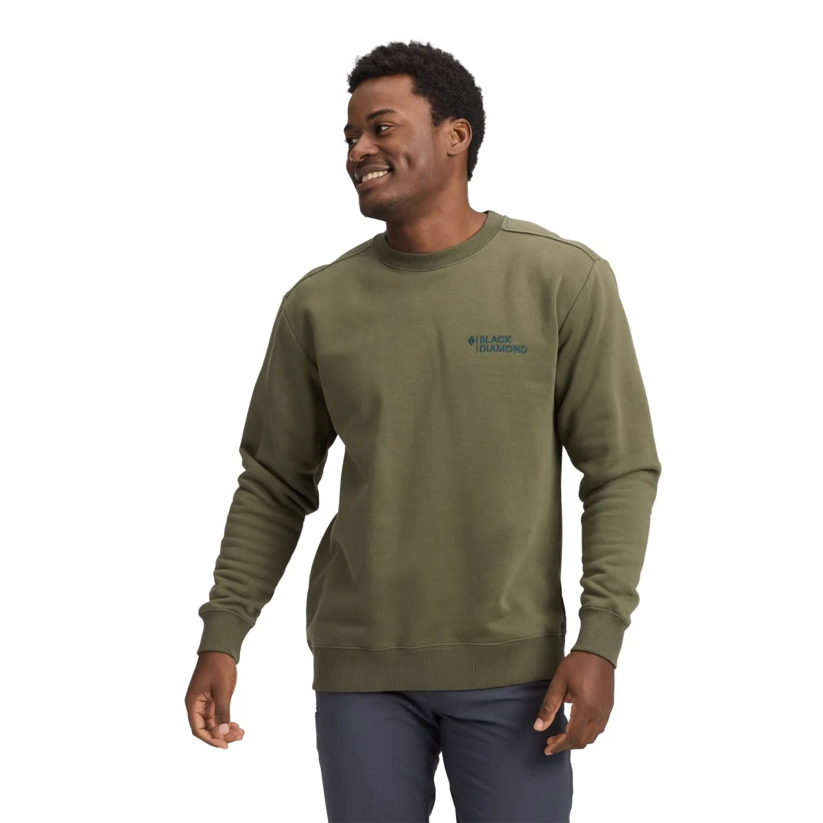 Black Diamond M Mini Stacked Crewneck Tundra