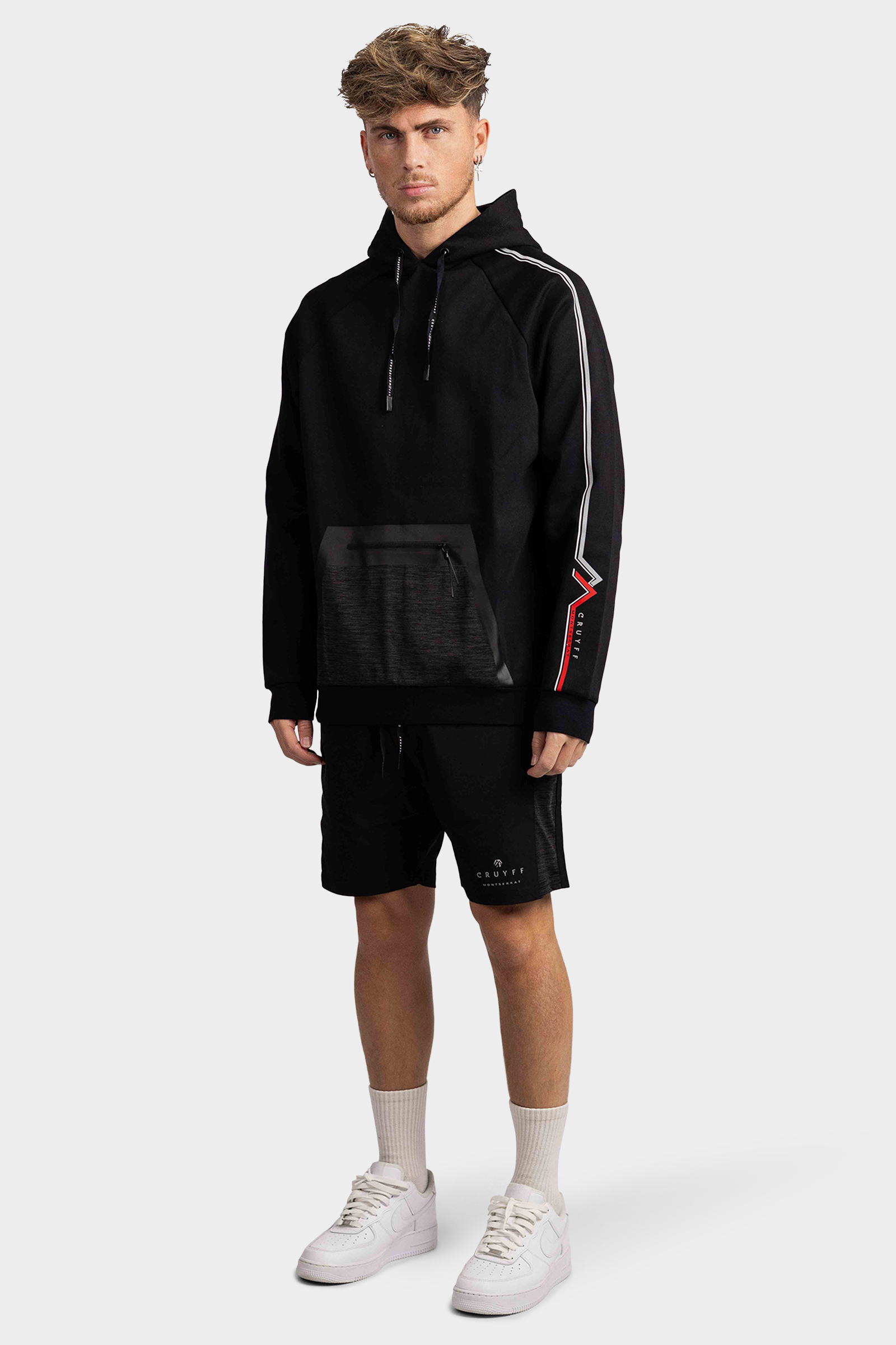 Cruyff Montserrat Mantel Hoodie Heren Zwart