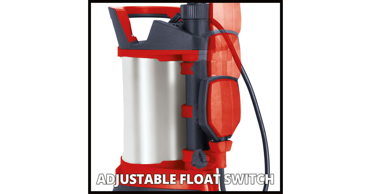 EINHELLFlutset GE-DP 7535 N LL ECO Vuilwaterpomp dompel- en drukpompen  (Rood/zwart)