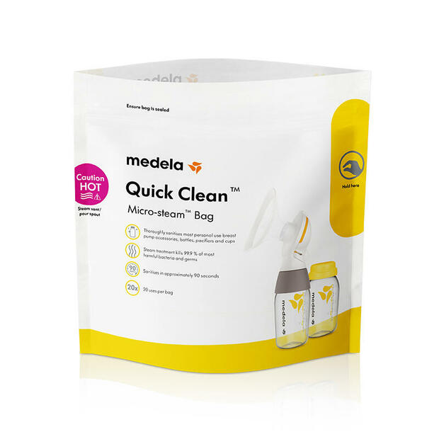 Quick Clean™ sachets pour micro-ondes - Lot de 5 - MEDELA