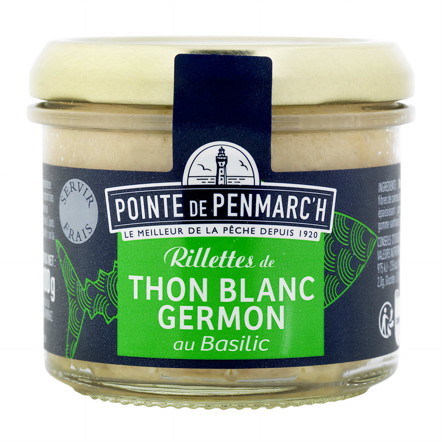 Rillettes de thon au basilic