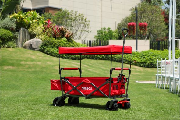 Bollerwagen mit Dach Standard