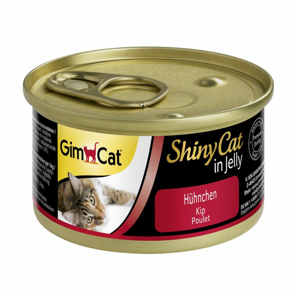 24x GimCat ShinyCat in Jelly Kip70 gr