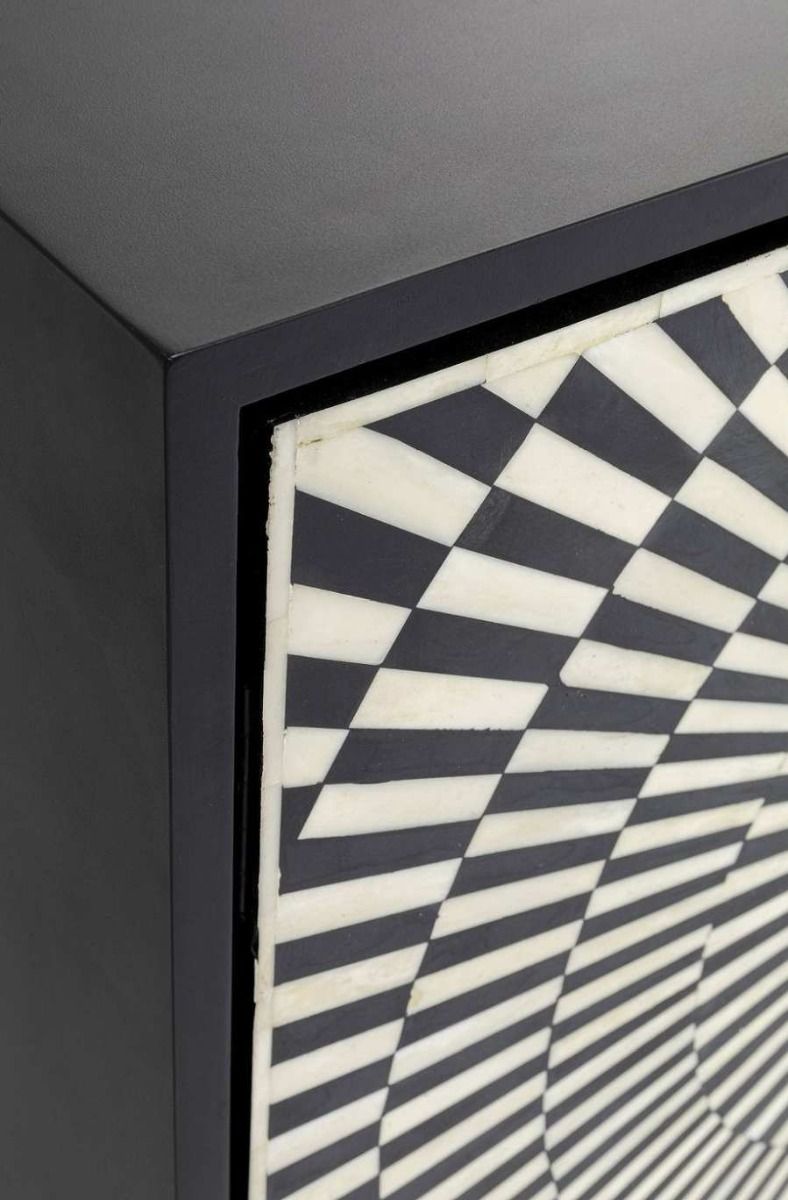 Kare Design Electro Dressoir - Zwart Mangohout