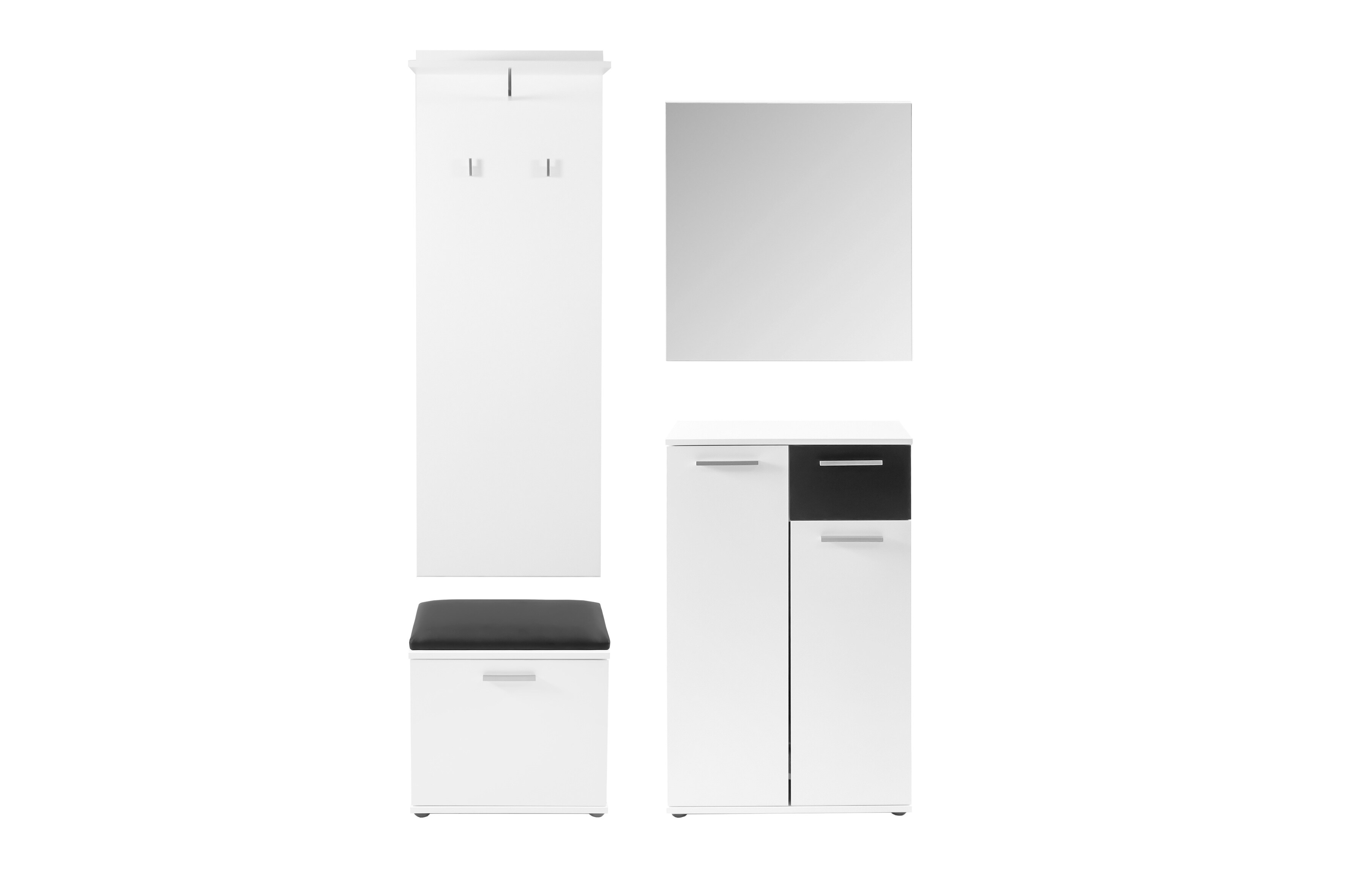 byLIVING Spiegel JAKOB, Breite 60 cm, weiß, Wandspiegel