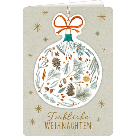 Coppenrath Verlag Weihnachtskarte m. Kuvert - Merry Christmas (Cozy Christmas)