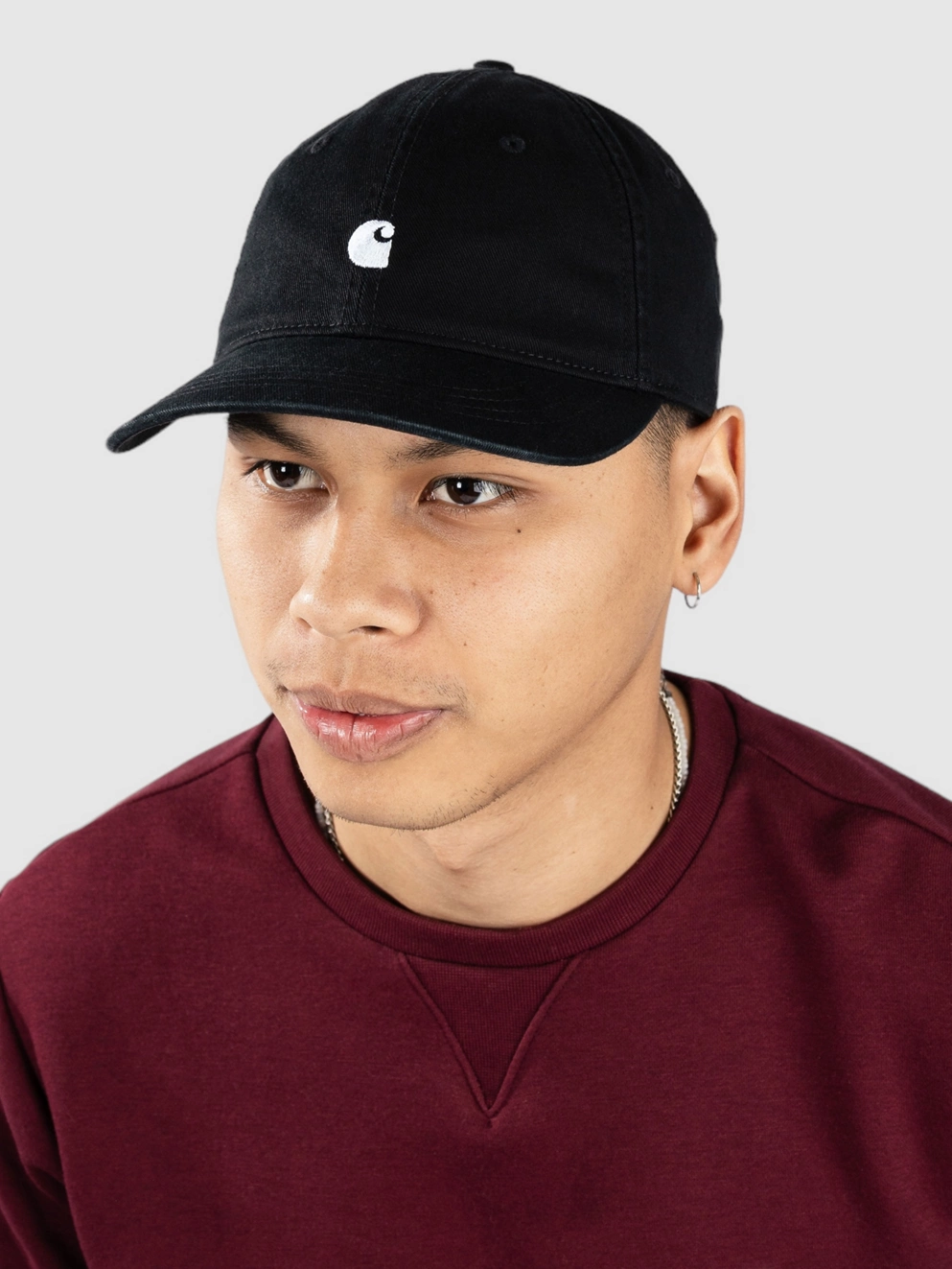Carhartt WIP Madison Logo Cap black/white