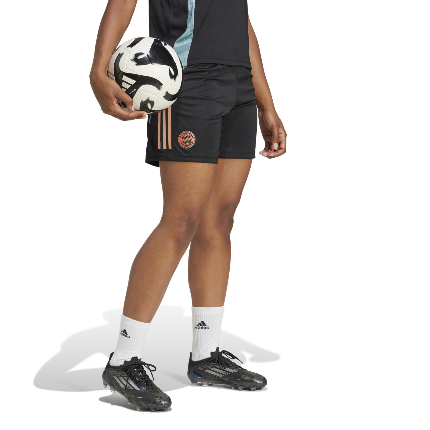Adidas Bayern München Trainingsbroekje 2024-2025 Dames Zwart Groen Brons