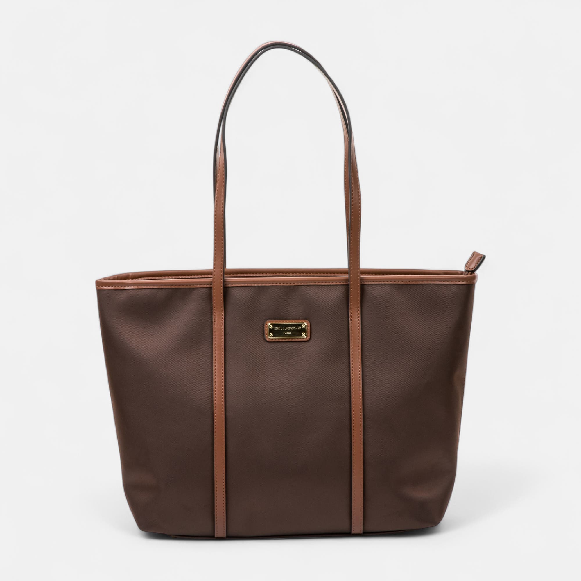Sac de shopping marron
