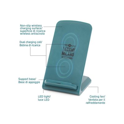 Legami Super Fast - Support de chargement sans fil - 10 Watt