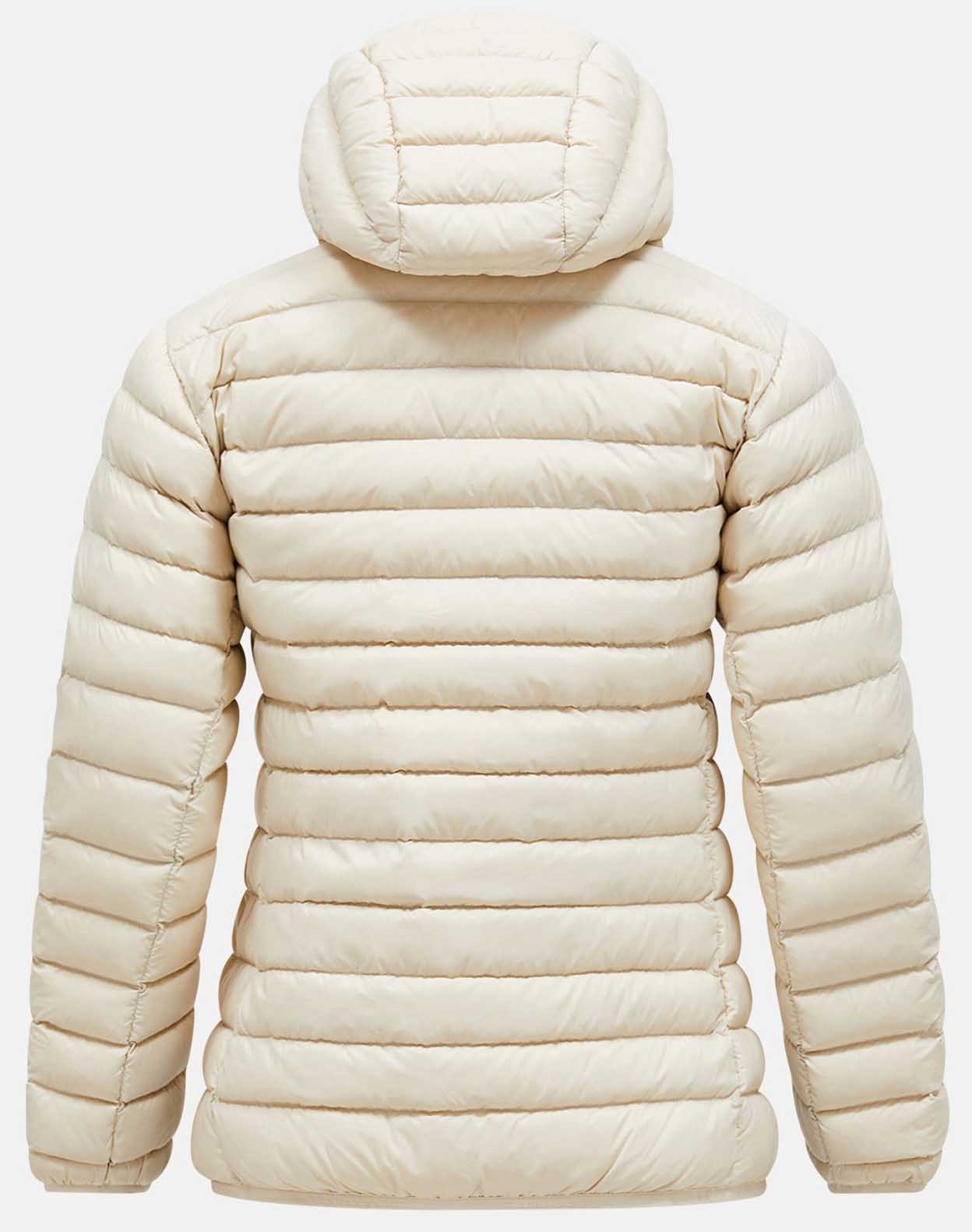 Down Liner Hood Jacket Dame Sand Fog