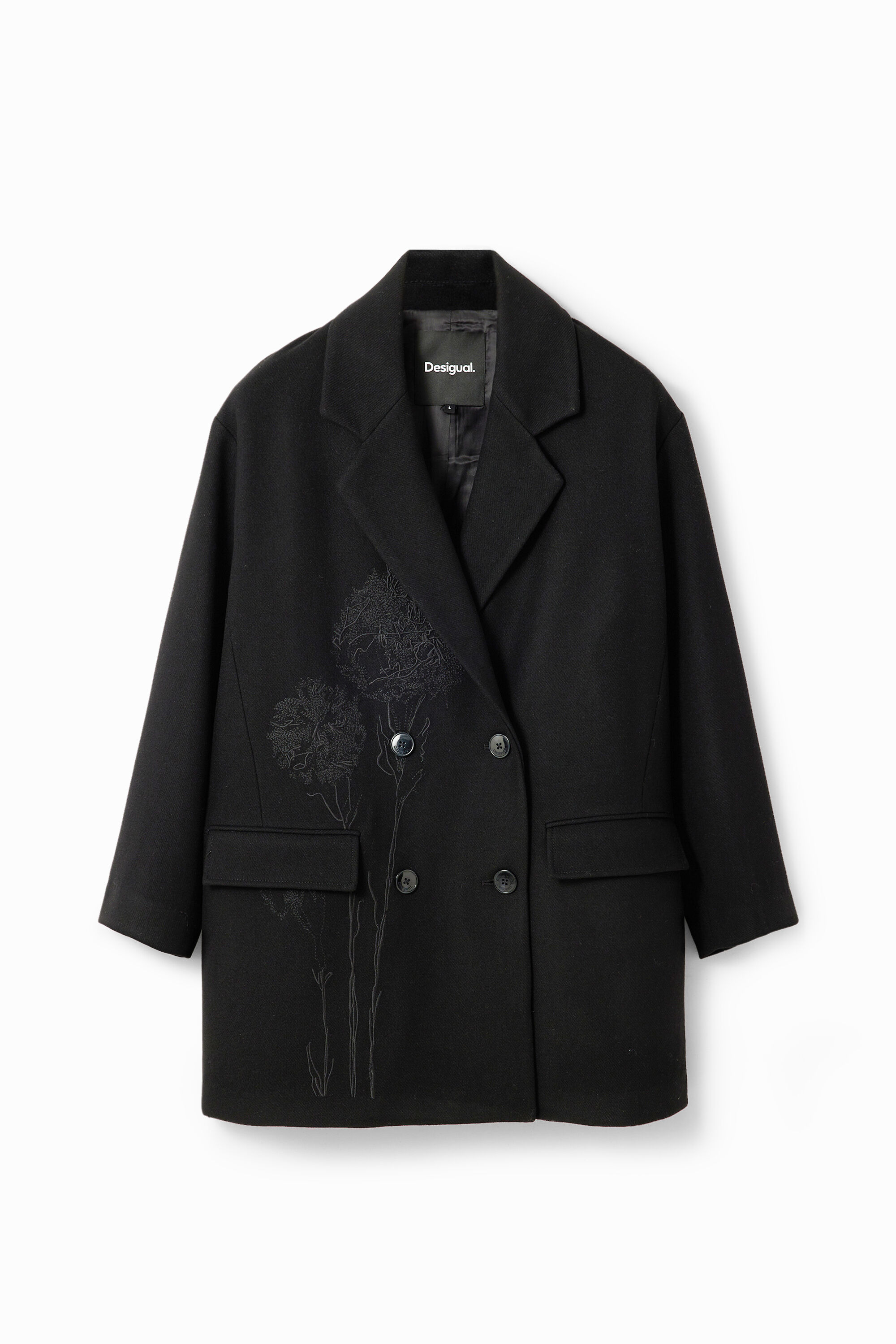 Manteau croisé laine M. Christian Lacroix