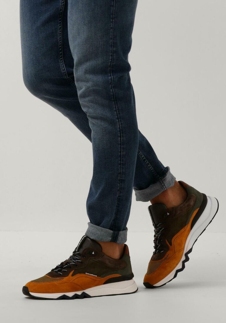 FLORIS VAN BOMMEL gele floris van bommel lage sneakers sfm-10136