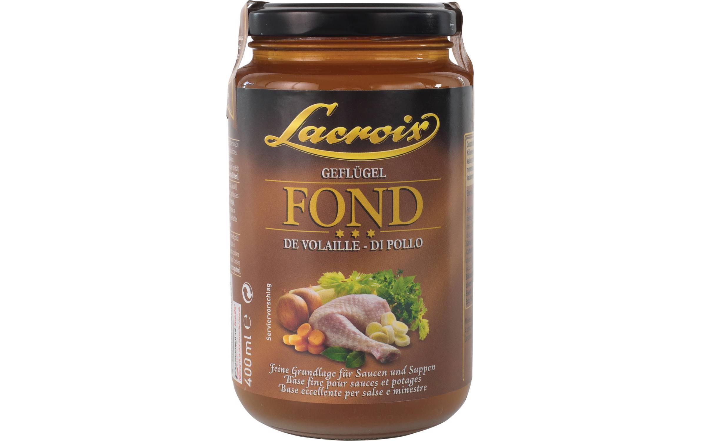 Geflügel-Fond 400 mlFeine Grundlage für leckere Suppen, Eintöpfe und Saucen auf Geflügelbasis