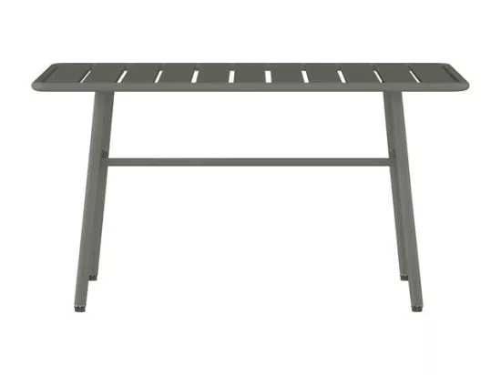 Table basse de jardin en métal - Gris anthracite - MIRMANDE de MYLIA