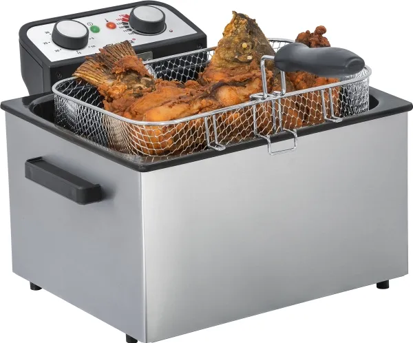 Steba DF 300 - Fritureapparat - 5 liter - 3 kW - rustfrit stål