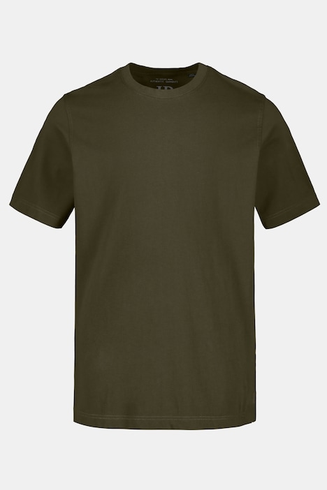 T-Shirt, Basic, Rundhals, gekämmte Baumwolle, bis 8XL