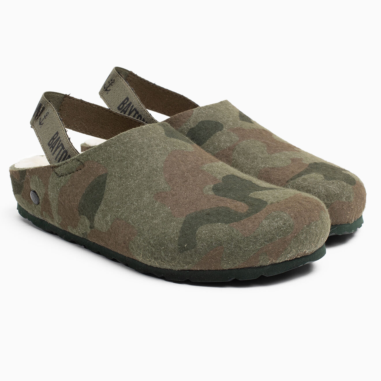 Bayton Chaussons fourrés Cervin kaki