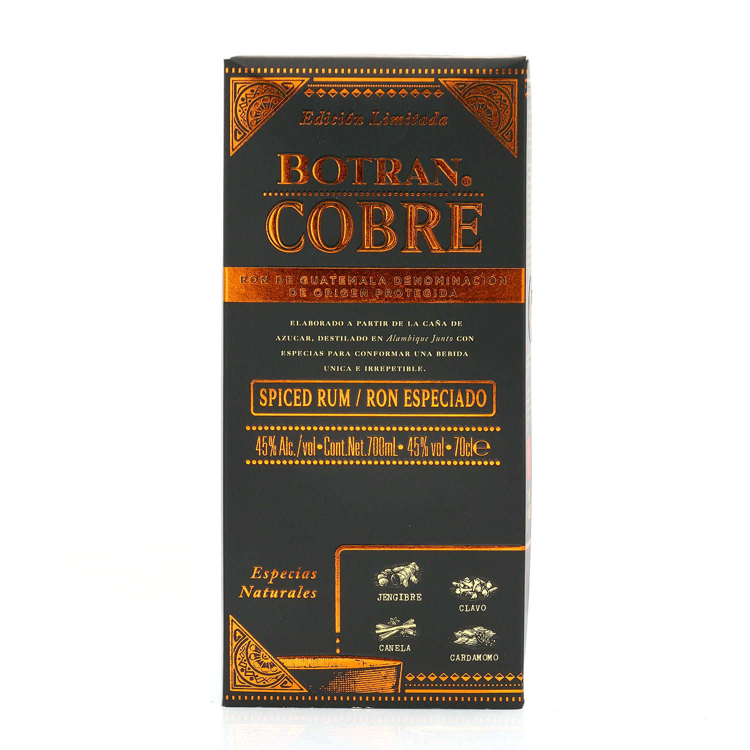 Botran cobre - Rhum du Guatemala - 45°